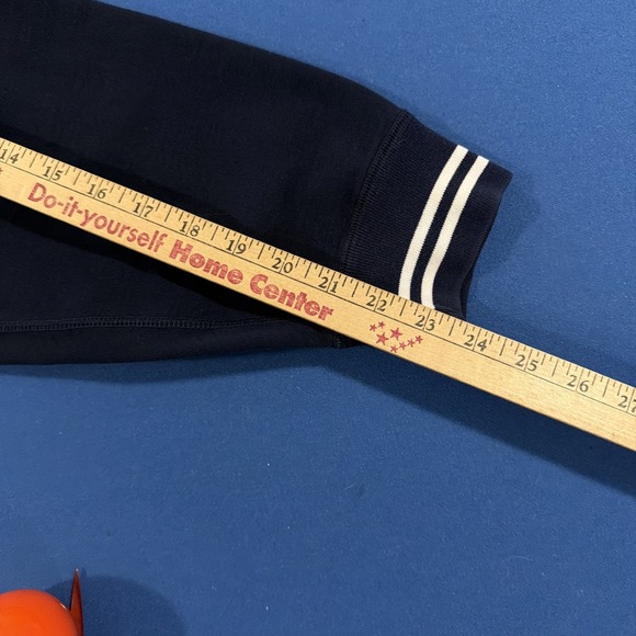 Polo Sport Full-Zip Hoodie Jacket Mens L Navy Blue Slight Wash Fade Y2K - Picture 6 of 10